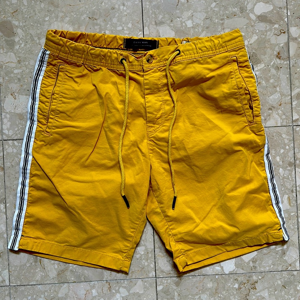 Zara Yellow Shorts